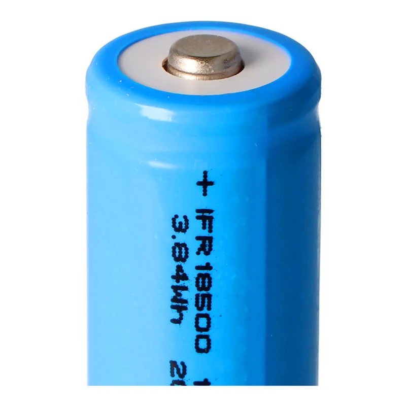 2 pieces batteries 17.5x48mm 1000mA 18500, suitable for Duracell solar lithium phosphate battery Li FePo4 3.2V