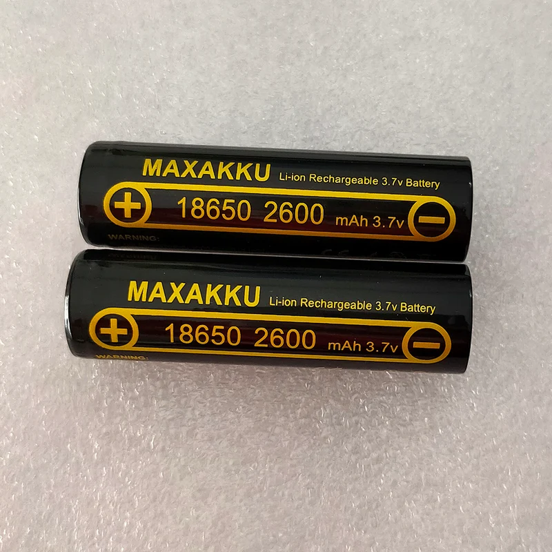 ICR18650-26J-2600mAh, 64.8x18.2mm 3.6V-3.7V without Protection