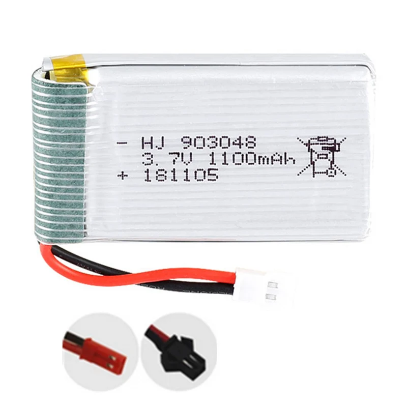 2 pieces 3.7V 1100mAh 903048 li-polymer battery for X5S X5SW X5SC Rechargeable