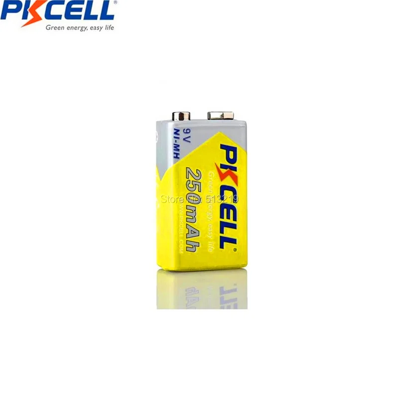 9V 250mAh NIMH Battery for Digital cameras, MD, CD, MP3, remote control, electric razors