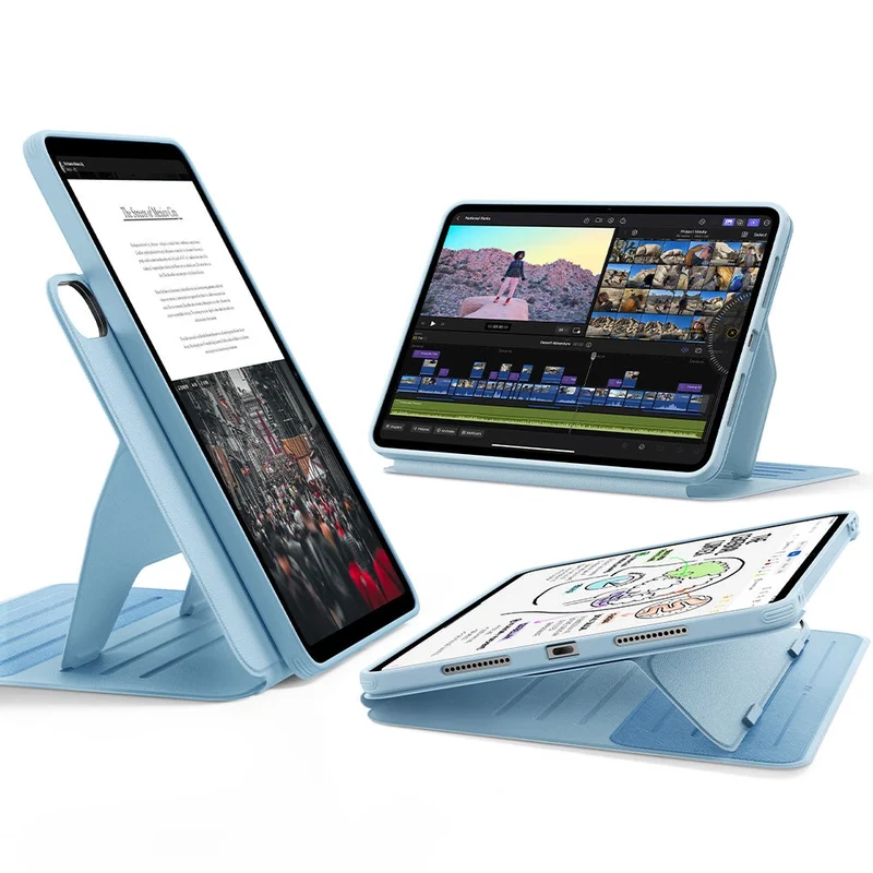 iPad Air 11" (2024), Air 10.9" (5th/4th Gen) Shift Magnetic Case - Blue