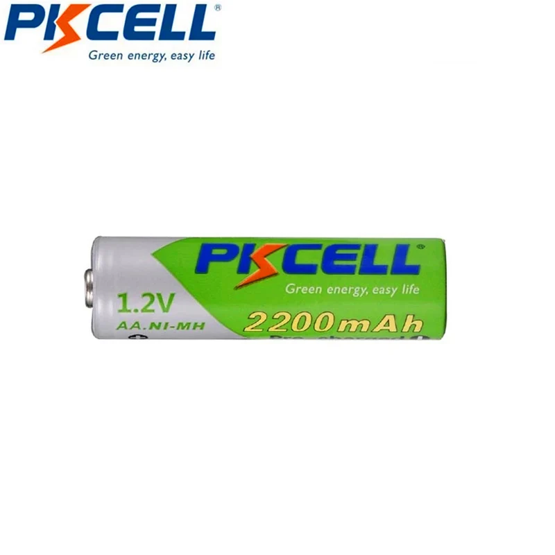 6 pieces 1.2V Ni-Mh AA 2200mAh battery for Digital camera, portable video, game, flashlight, remote control