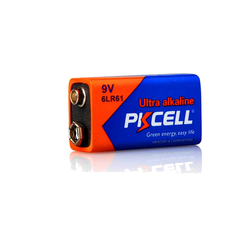 4Pcs 9V 6LR61 alkaline battery for Digital cameras, MD, CD, MP3, remote control