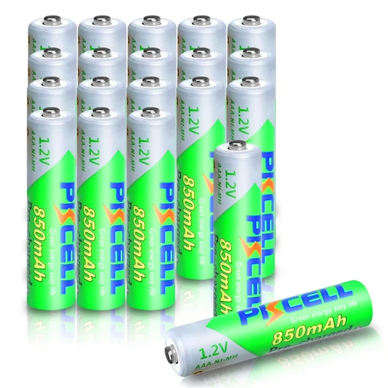 12pcs 1.2 V Ni-Mh AAA 850mAh battery for Digital camera, portable video, game, flashlight, remote control, toys