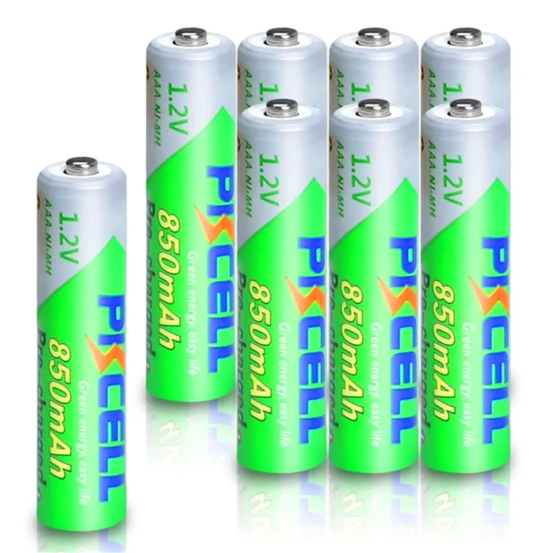 12pcs 1.2 V Ni-Mh AAA 850mAh battery for Digital camera, portable video, game, flashlight, remote control, toys