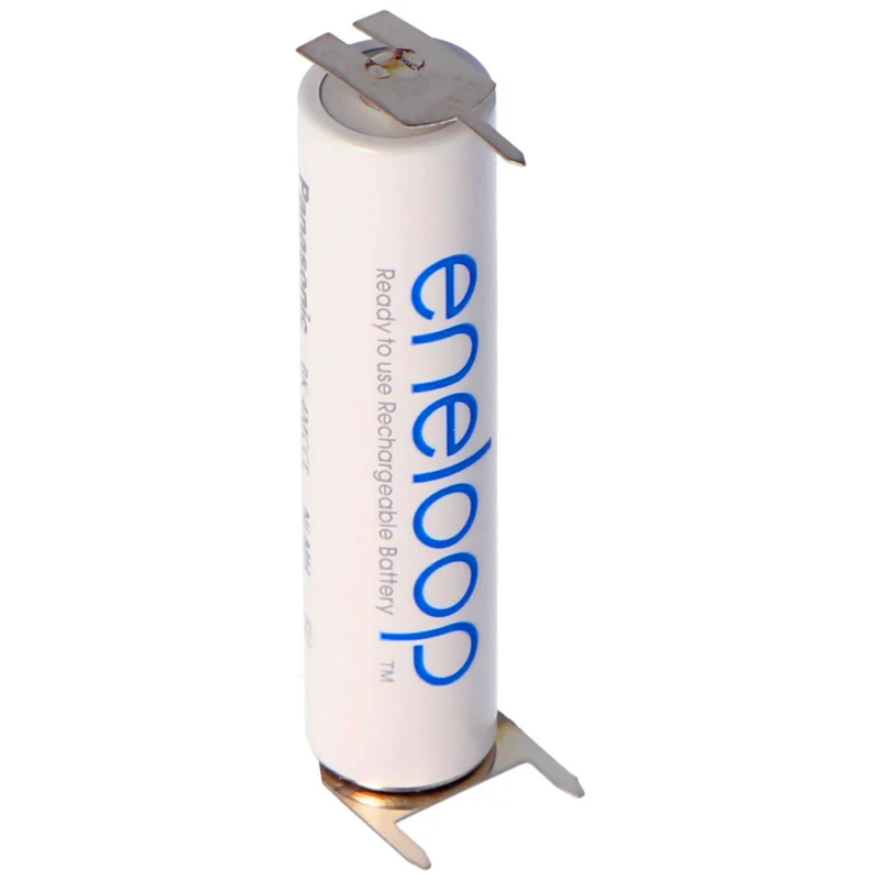 2pcs 1.2v 800mah AAA NiMH battery with 3-pin print contacts for manufacturer / brand: Universal