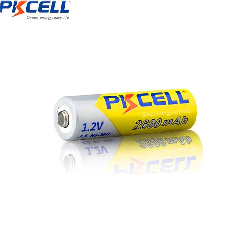 4Pcs 1.2v 2600mAh NiMh Rechargeable Battery For Digital camera, portable video, game, flashlight, remote control