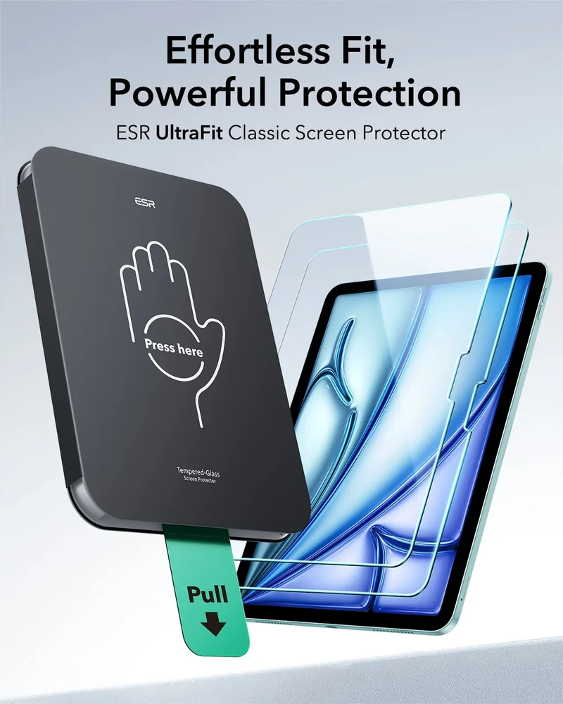 iPad Air 11" (M4) 2026 UltraFit Classic Screen Protector - 2 Pack