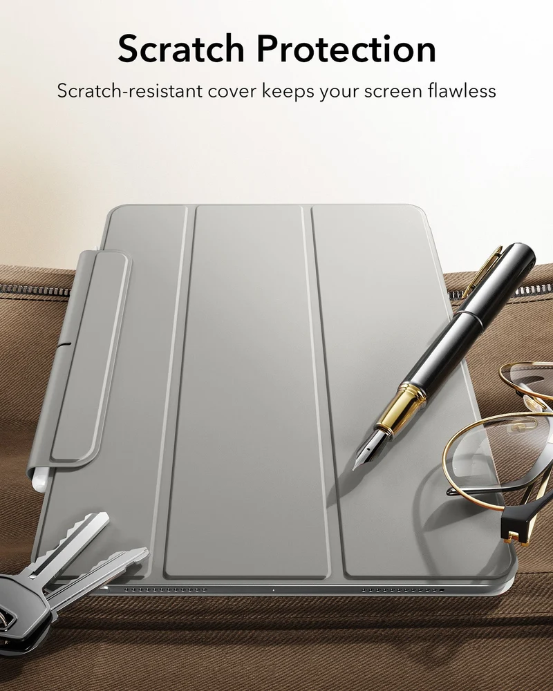 iPad Air 13" (M4) 2026 Rebound Magnetic Case - Grey
