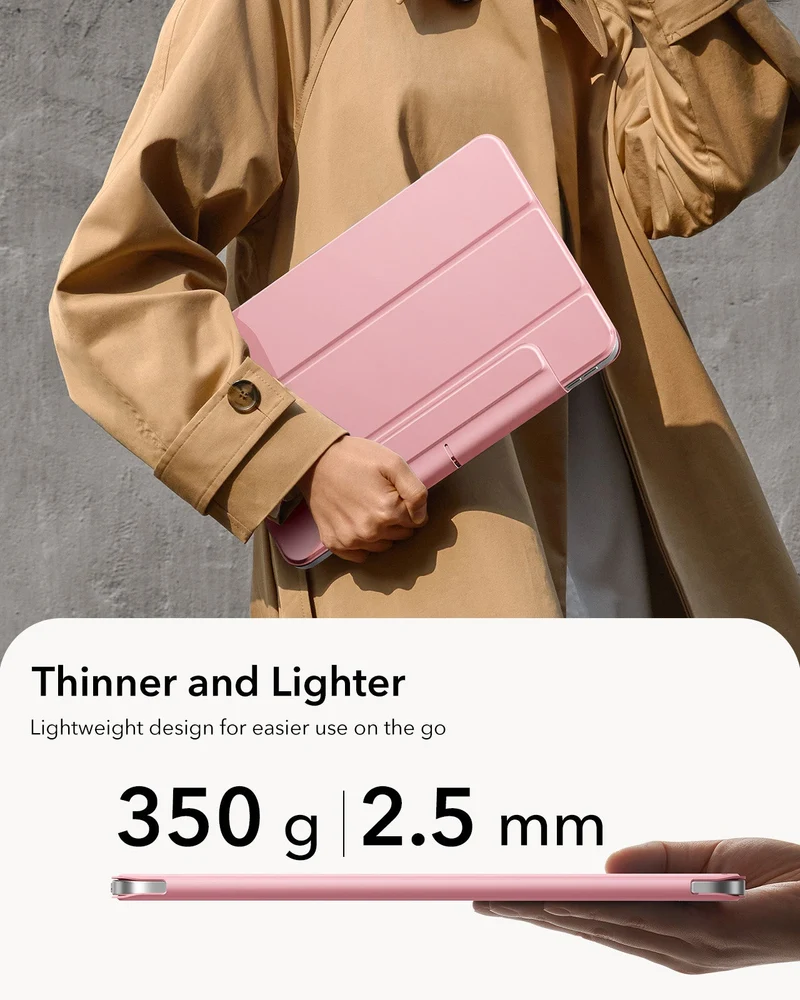 iPad Air 13" (M4) 2026 Rebound Magnetic Case - Pink