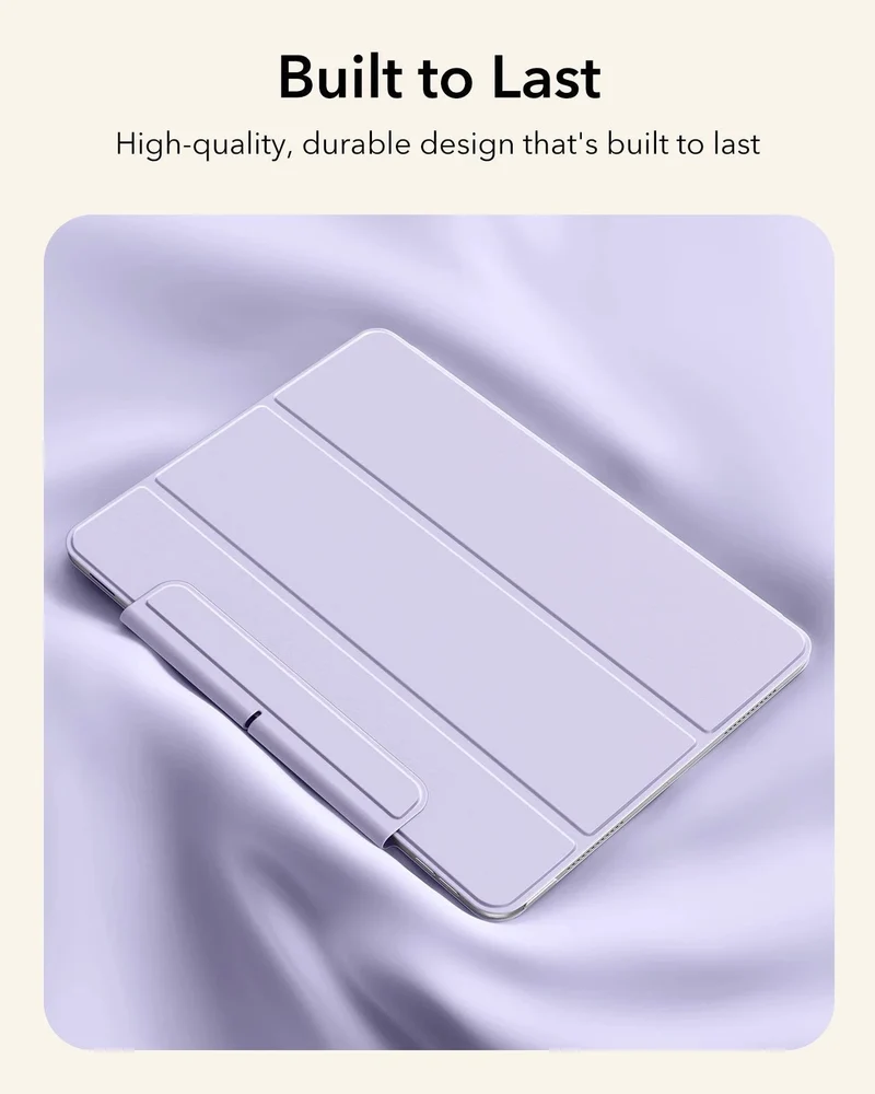 iPad Air 11" (M4) 2026 Rebound Magnetic Case - Light Purple