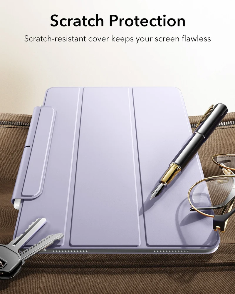 iPad Air 11" (M4) 2026 Rebound Magnetic Case - Light Purple