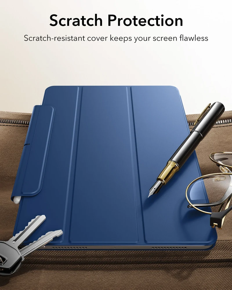 iPad Air 11" (M4) 2026 Rebound Magnetic Case - Navy Blue
