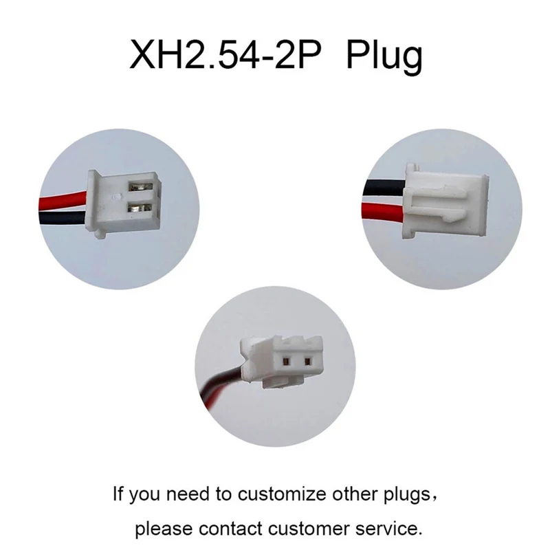 18650 7.4V lithium battery 3600mAh accupack speaker protection board with XH 2.54-2P connector
