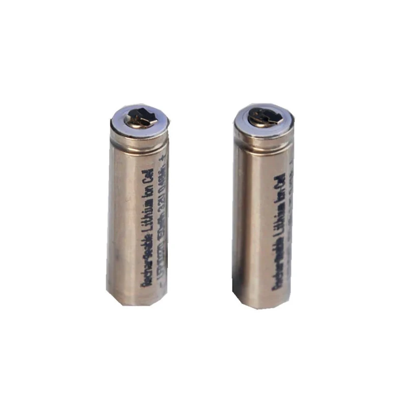 2PCS LiFePo4 10370 3.2V 150mAh Max 5C discharge strap connector for IQOS replacement battery