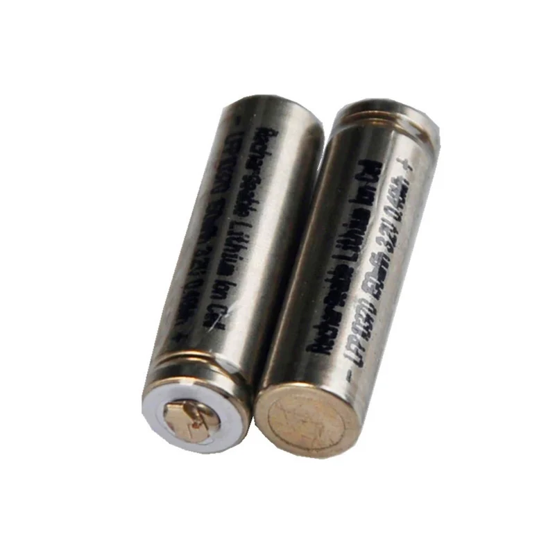 2PCS LiFePo4 10370 3.2V 150mAh Max 5C discharge strap connector for IQOS replacement battery