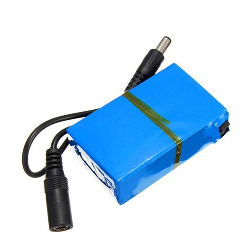 Portable DC-168 DC 12V 1800mAh Li-Ion battery for CCTV camera wireless camera baby monitor with plug