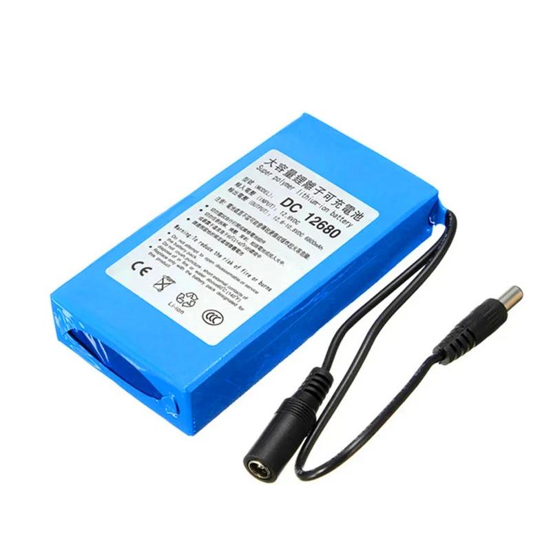 12680 6800 mAh 12 V battery for radio transmitter CCTV camera