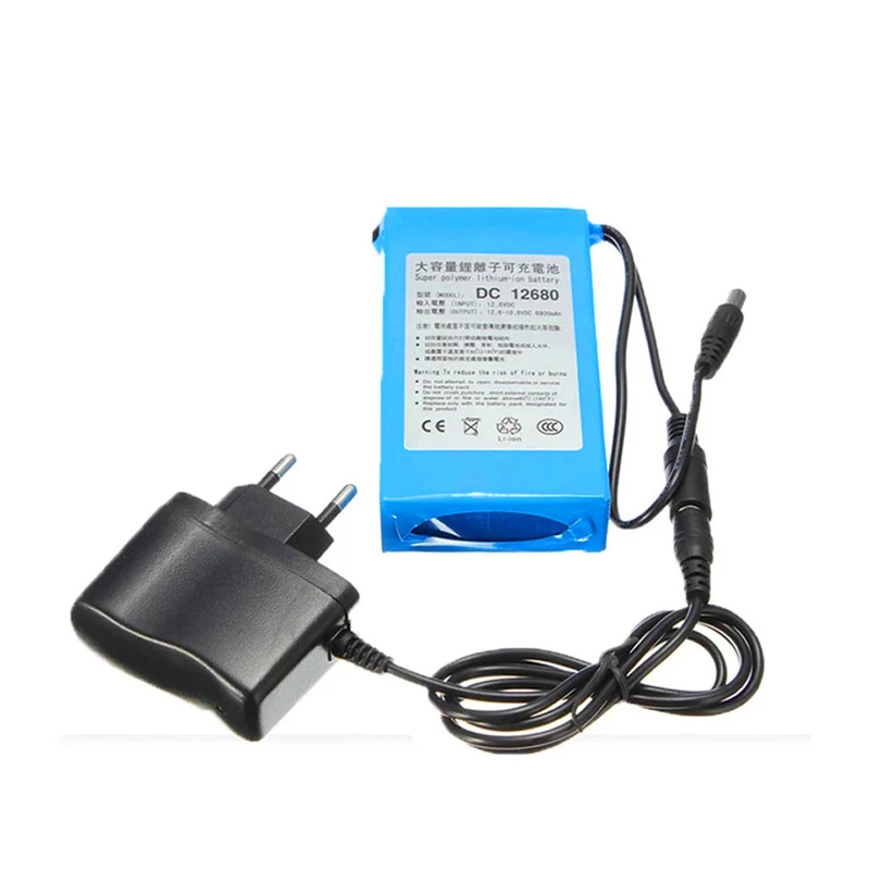 12680 6800 mAh 12 V battery for radio transmitter CCTV camera