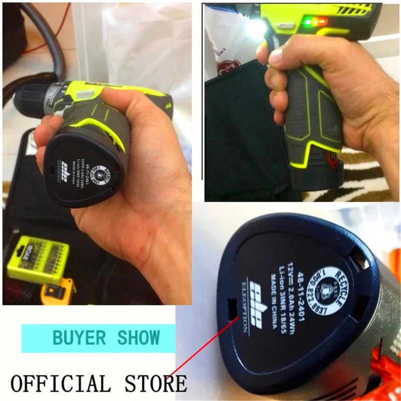 2PCS M12 12V 2000mAh Tool Battery Pack for Milwaukee Lithium-ion Lithium Battery