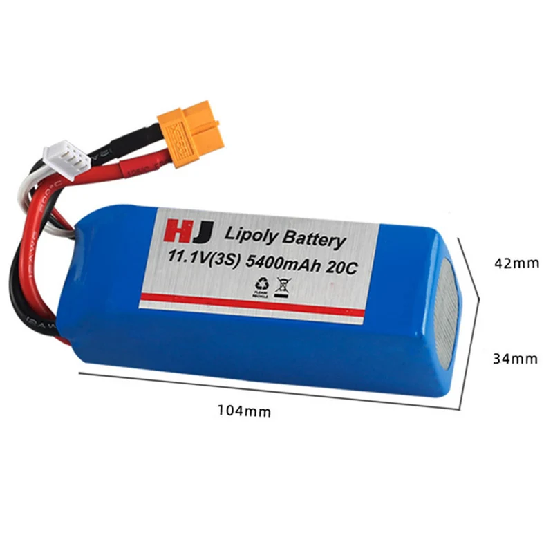 11.1v 5400mAh 803496 li-polymer battery for V303 V393 CX-20 X380 RC Drone Helicopter Quadcopter Car