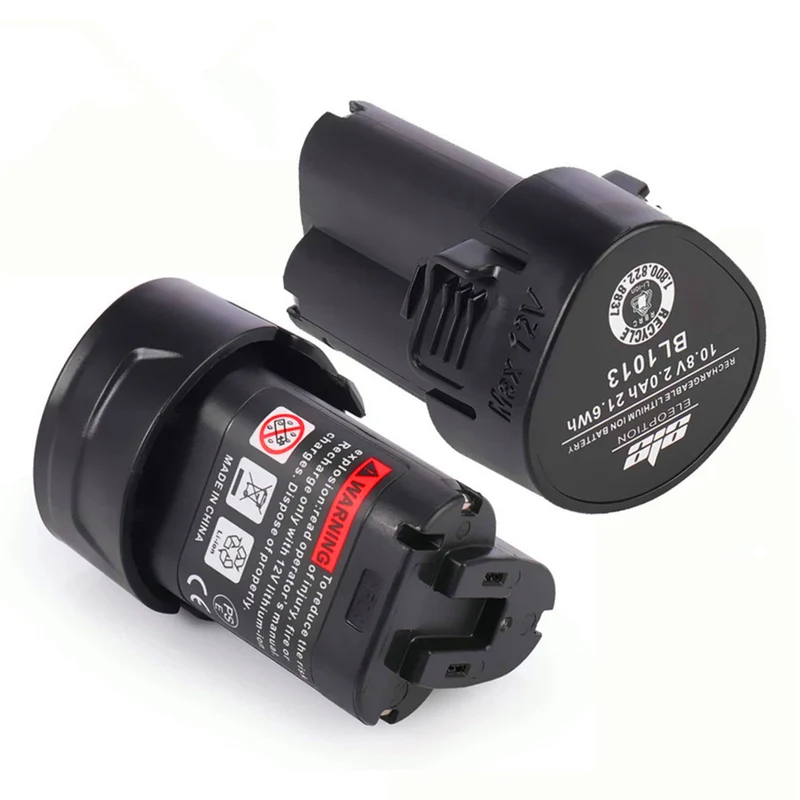 2 pieces 10.8V 2000mAh lithium-ion battery for Makita BL1013 194551 4 BL1014
