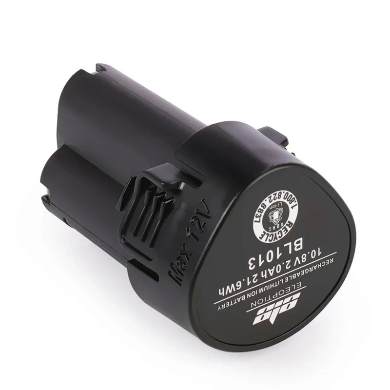 2 pieces 10.8V 2000mAh lithium-ion battery for Makita BL1013 194551 4 BL1014