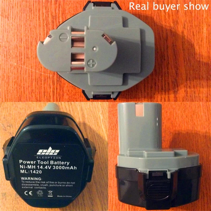 14.4V 3000mAh battery for Makita 1420 1422 1433 1434 1435F 193158-3