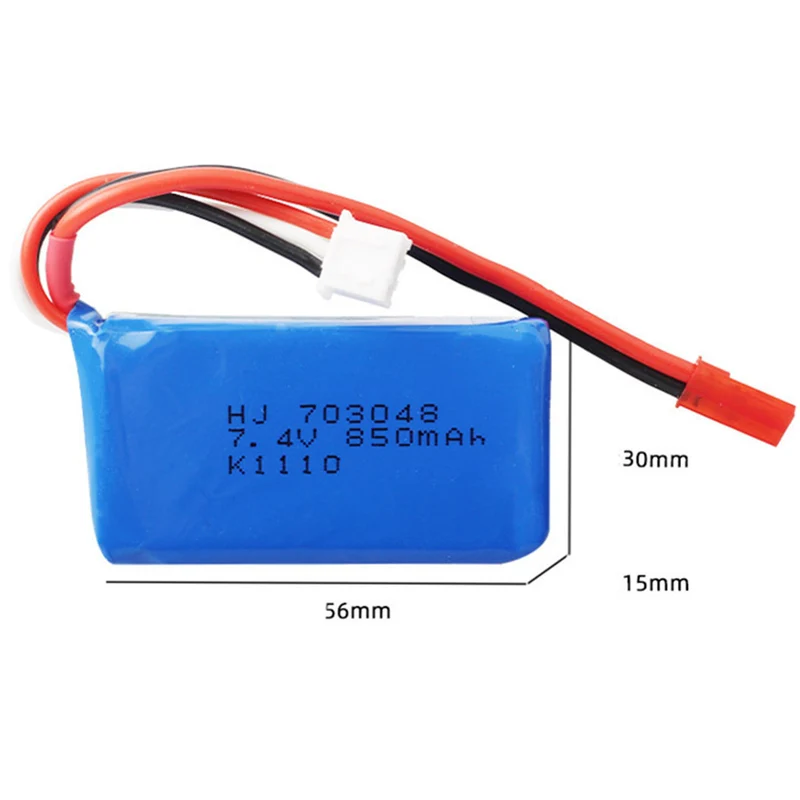 7.4v 850mAh 703048 li-polymer battery for V912 RC Quadcopter UDI U829X Remote Controlled Aircraft