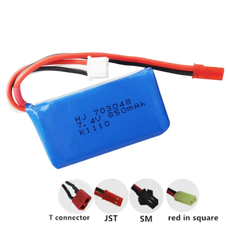 7.4v 850mAh 703048 li-polymer battery for V912 RC Quadcopter UDI U829X Remote Controlled Aircraft