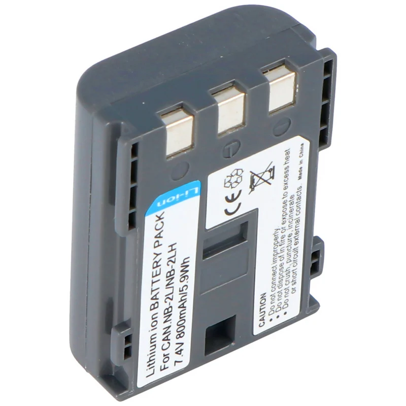 7.4v 800mah Battery for Canon DC301, DC310, DC320, DC330