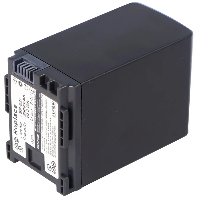 7.4v 2400mahfor Canon BP-819, BP-819 B, BP-819 S