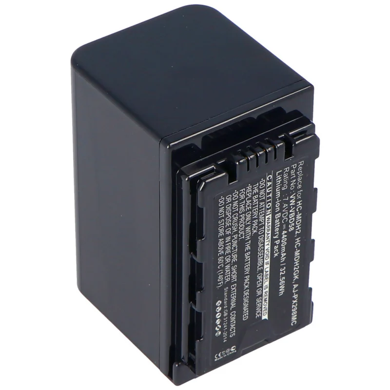 VW-VBD58 battery for Panasonic HC-X1000 with battery level indicator VW-VBD58