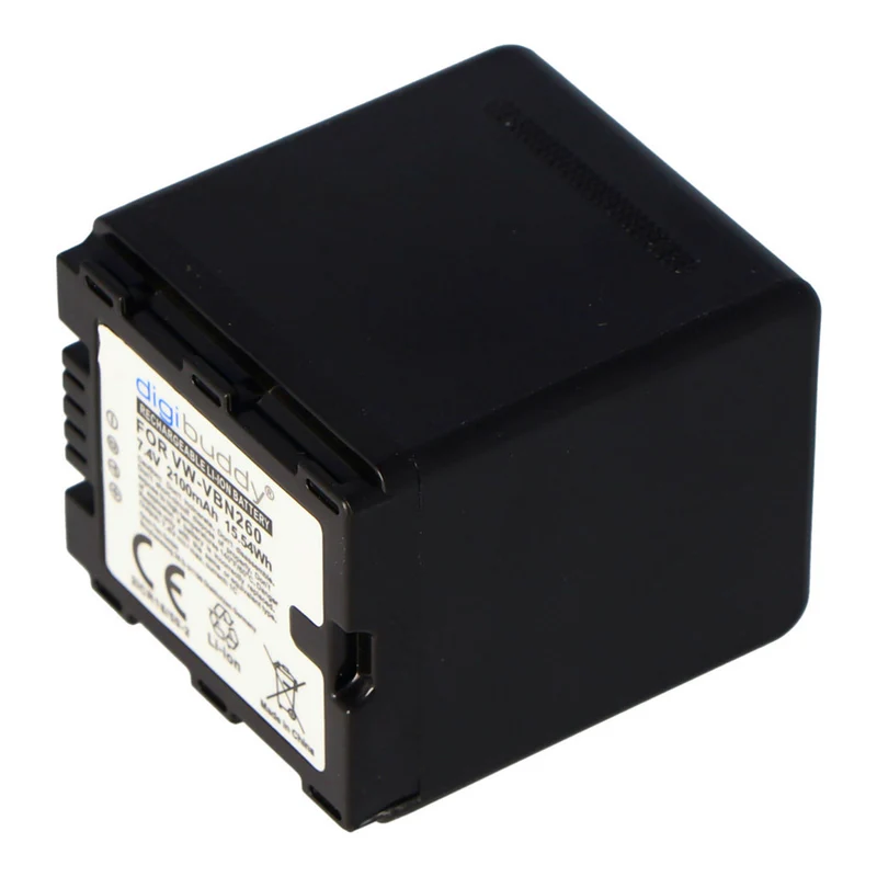 7.4v 2100mah batter for Panasonic VW-VBN130, VW-VBN130-K, VW-VBN260GK