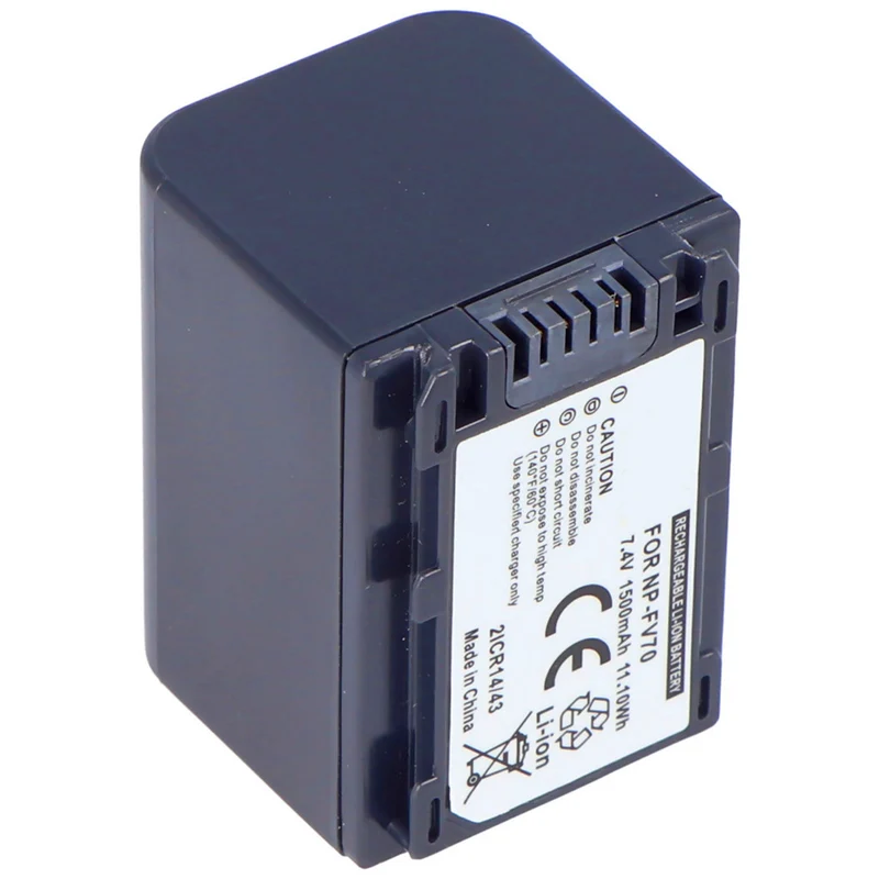 7.4v 1500mah battery for Sony NP-FV70 battery V-series, Sony NP-FV30, Sony NP-FV40