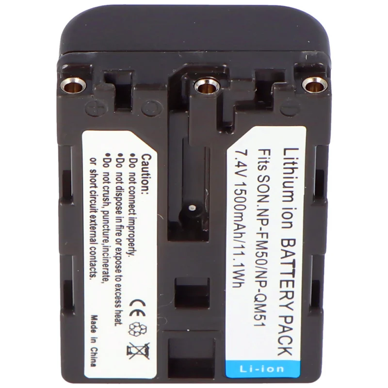 7.2v 1300mah battery for Sony NP-FM30, Sony NP-FM50, Sony NP-FM51