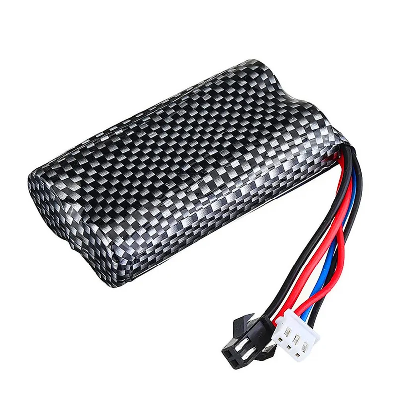 7.4V 1300 mAh Li-ion battery for WPL B1 B16 B24 B36 C1 C24 C34 JJRC Q60 Q61 Q65 MN 90 RC car