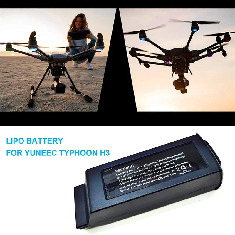 Upgrade 15.2V 8000mAh LiPo Battery for Yuneec Typhoon H3 RC Drone Airplane Helicopter Battery spare parts