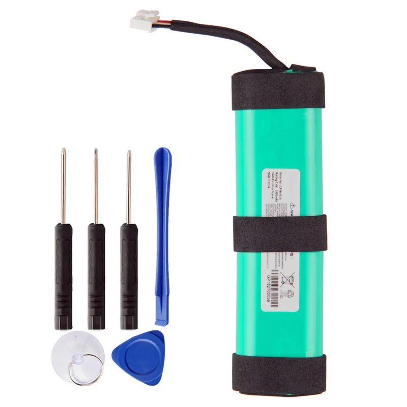 Original battery for bluetooth audio outdoor speaker Replacement battery 5200mAh 38.48 Wh 7.4V + tools