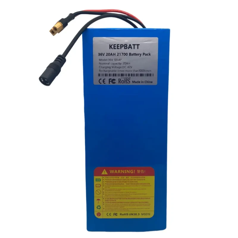 36V 20Ah High-performance battery 10S4P Build-in BMS For Ebike Electric bike e-scooter