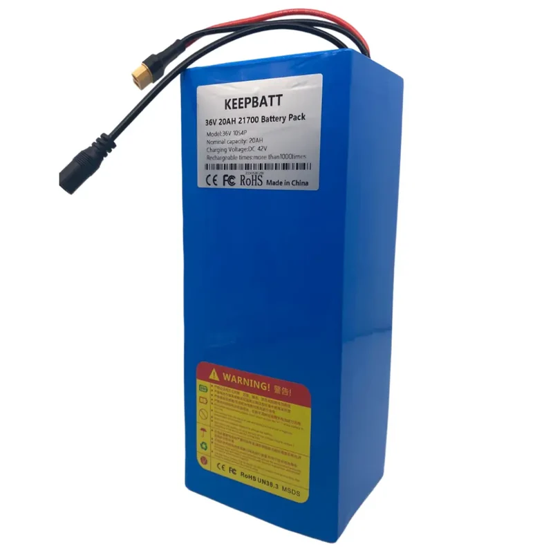 36V 20Ah High-performance battery 10S4P Build-in BMS For Ebike Electric bike e-scooter