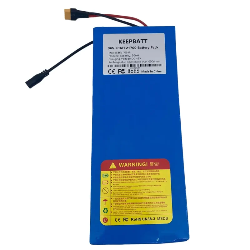 36V 20Ah High-performance battery 10S4P Build-in BMS For Ebike Electric bike e-scooter