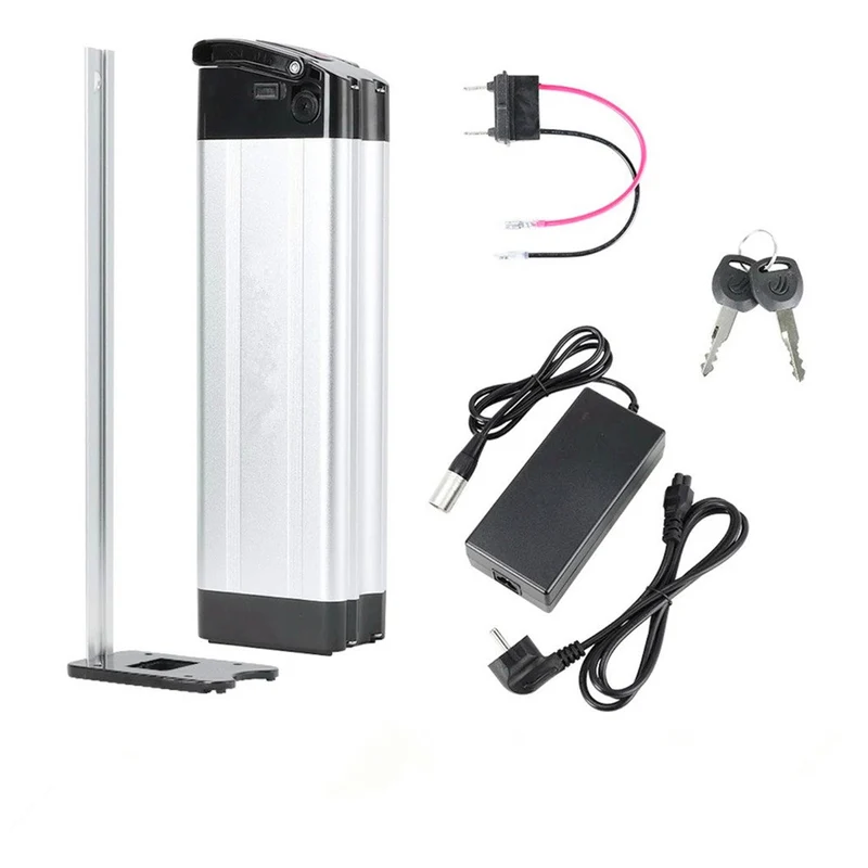 E-bike 18650 lithium 36V battery pack with USB silverfish battery for MiFa bicycle Phylion XH370-10J lithium battery