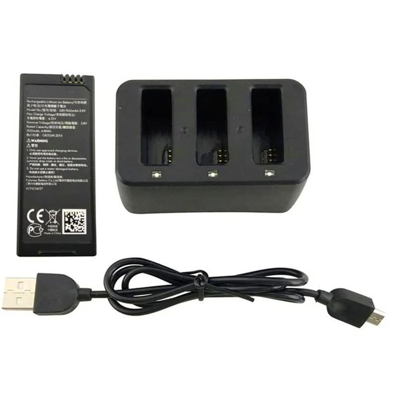 3.8 V 1100 mAh lithium battery with charger for TELLO drone camera accessories