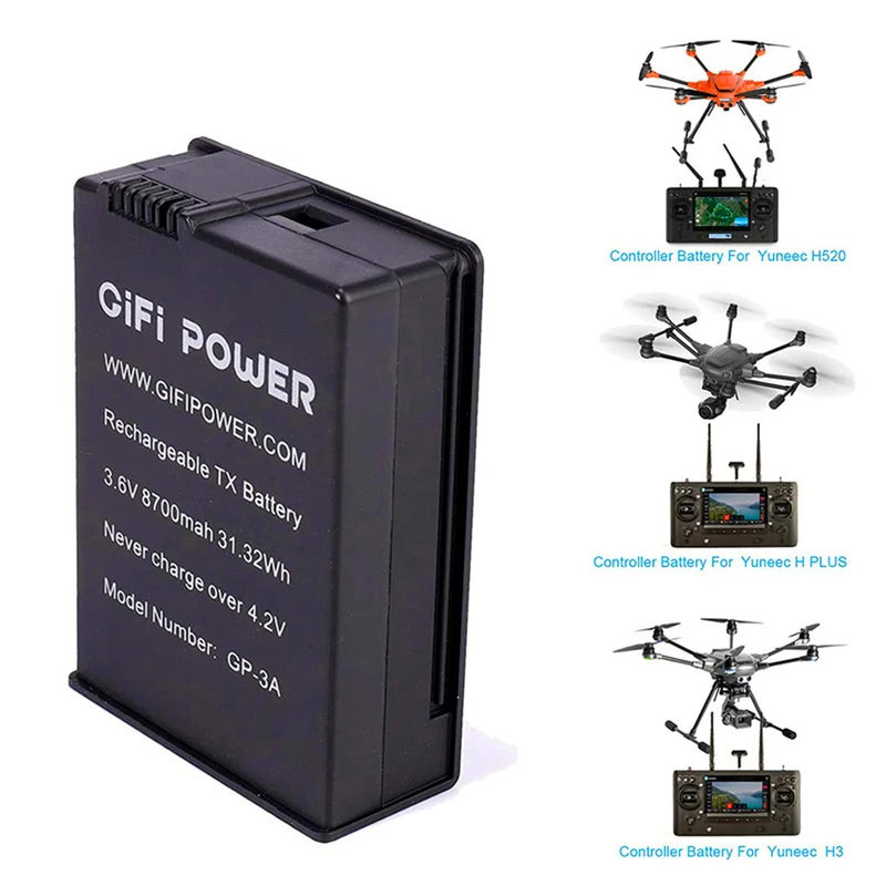 3.6 V 8700 mAh ST16S controller lipo battery for Yuneec H520, H Plus, H3