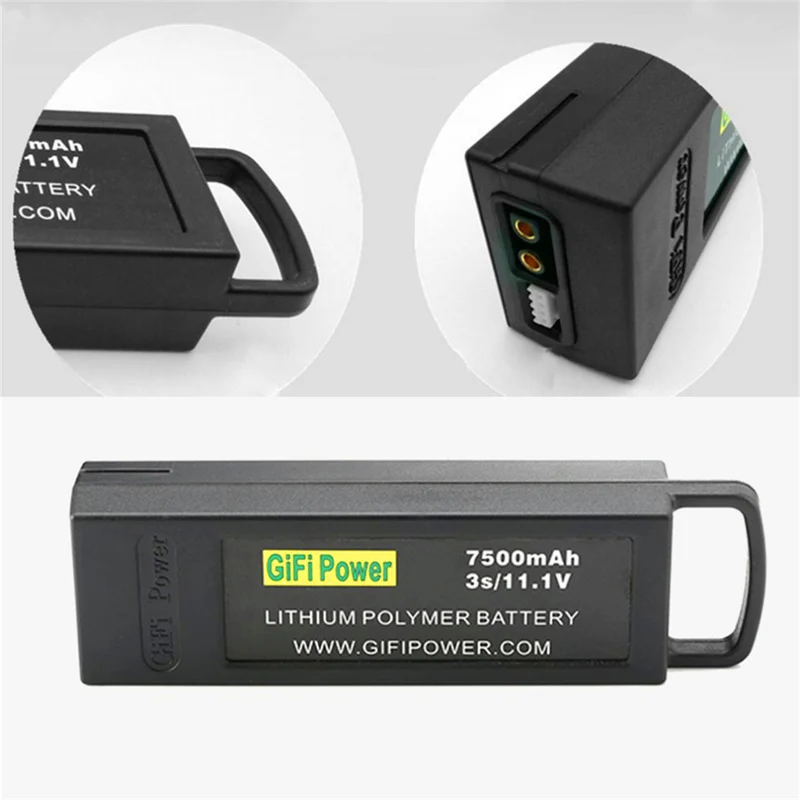 11.1V 7500mAh 3S Flight Lipo Battery For Yuneec Q500 Q500 + 4K typhoon RC Drone