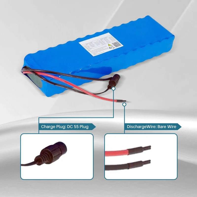 24V 12000mAh electric bike motor ebike rechargeable battery scooter 18650 29.4V with charger