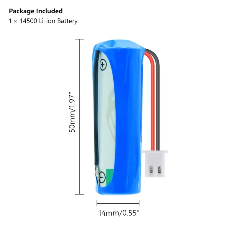 3.6V 14500 2000mAh Li-SOCl2 AA Size ER14505 Battery Cells For Mac Computer Remote Control Flashlight