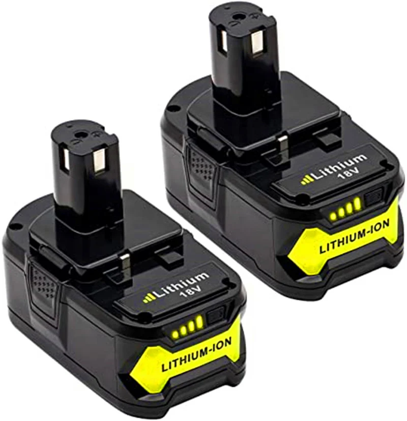 2 pieces 18V 6Ah lithium battery for Ryobi P108 RB18L50 RB18L40