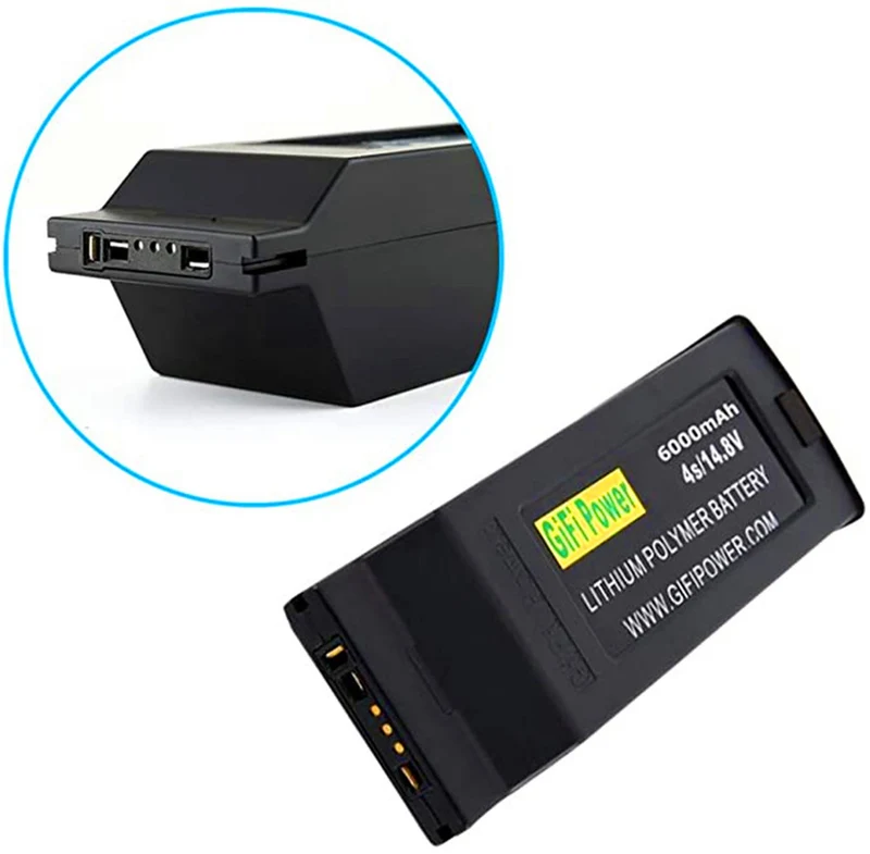 6000mAh 4S 14.8V LiPO battery compatible with YUNEEC Typhoon H Drone